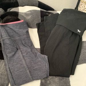 TWO (2) Pack PINK leggings